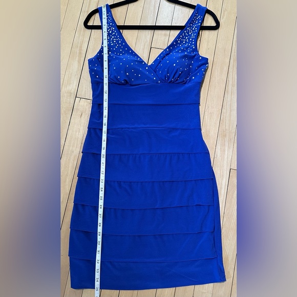 Jessica Blue Dress Size 4 - Picture 12 of 12
